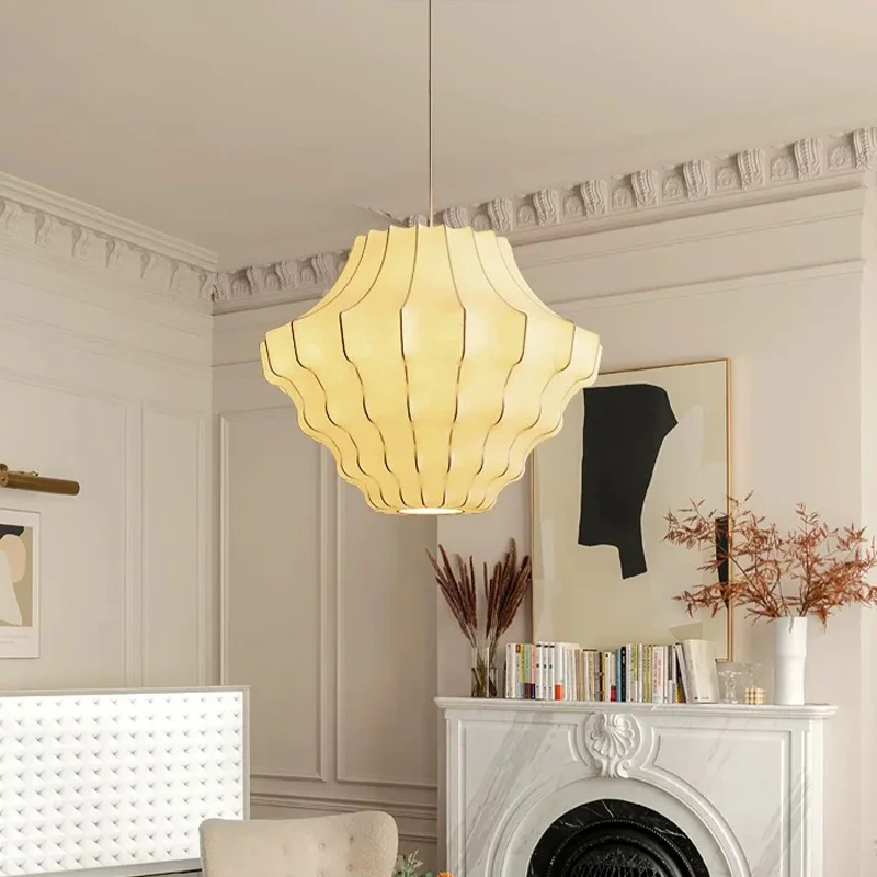 American LED Home interior lighting, white silk chandelier lustre, suitable for living room, dining room ceiling
American LED Home interior lighting, white silk chandelier lustre, suitable for living room, dining room ceiling
