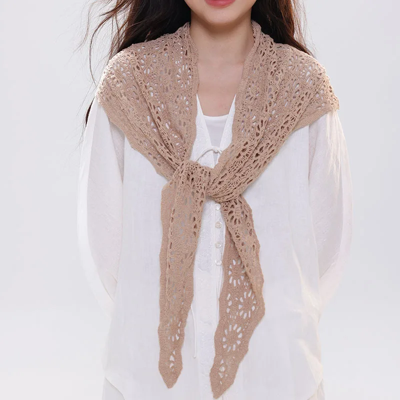 %cotton hollowed-out pastoral style scarf women, suitable spring and autumn, provides warmth, prote
%cotton hollowed-out pastoral style scarf women, suitable spring and autumn, provides warmth, prote
