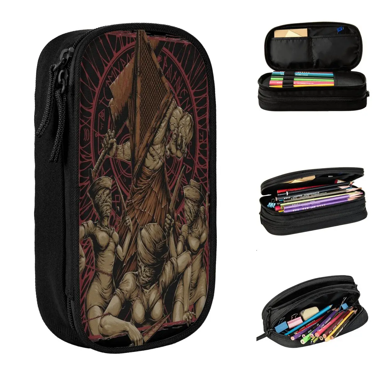 Silent Hill Horror Game Pencil Cases Creative Pen Holder Bag Student Big Capacity Office Cosmetic Pencilcases
Silent Hill Horror Game Pencil Cases Creative Pen Holder Bag Student Big Capacity Office Cosmetic Pencilcases
