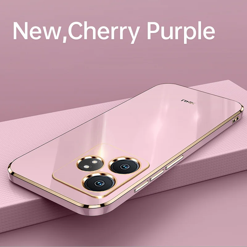 CaseFor Realme GT 6 GT 6T Neo 6 Neo6 SE Protective Case Luxury Electroplating ShockProof Soft Silicone Back Cover Funda
CaseFor Realme GT 6 GT 6T Neo 6 Neo6 SE Protective Case Luxury Electroplating ShockProof Soft Silicone Back Cover Funda