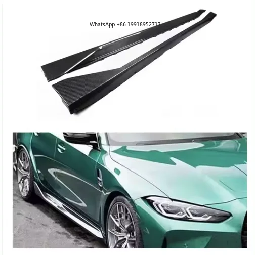 100% Dry Carbon Fiber Car Side Skirts Extension for BMW M3 G80 2021+ Side Skirts JJ46
100% Dry Carbon Fiber Car Side Skirts Extension for BMW M3 G80 2021+ Side Skirts JJ46