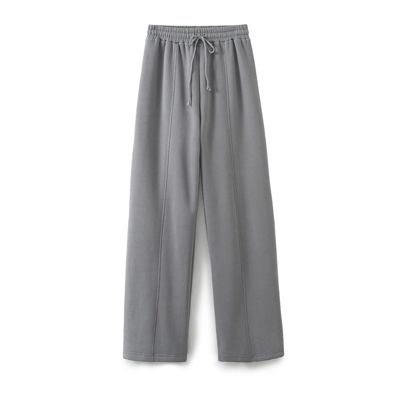 2024 Women Vintage Drawstring Elastic High Waist Casual Jogging Pants Femme Straight Trousers
2024 Women Vintage Drawstring Elastic High Waist Casual Jogging Pants Femme Straight Trousers