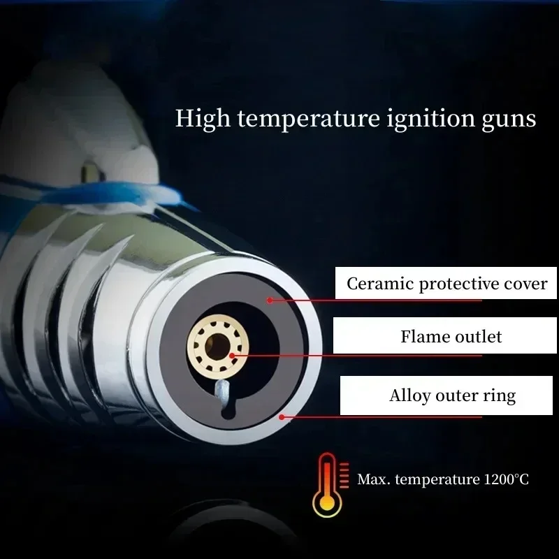 Creative Windproof Cigar Turbo Lighter Personalized High-End Gift For Men Outdoor Metal Lighter Ignition Gun Tool Men's Gifts
Creative Windproof Cigar Turbo Lighter Personalized High-End Gift For Men Outdoor Metal Lighter Ignition Gun Tool Men's Gifts