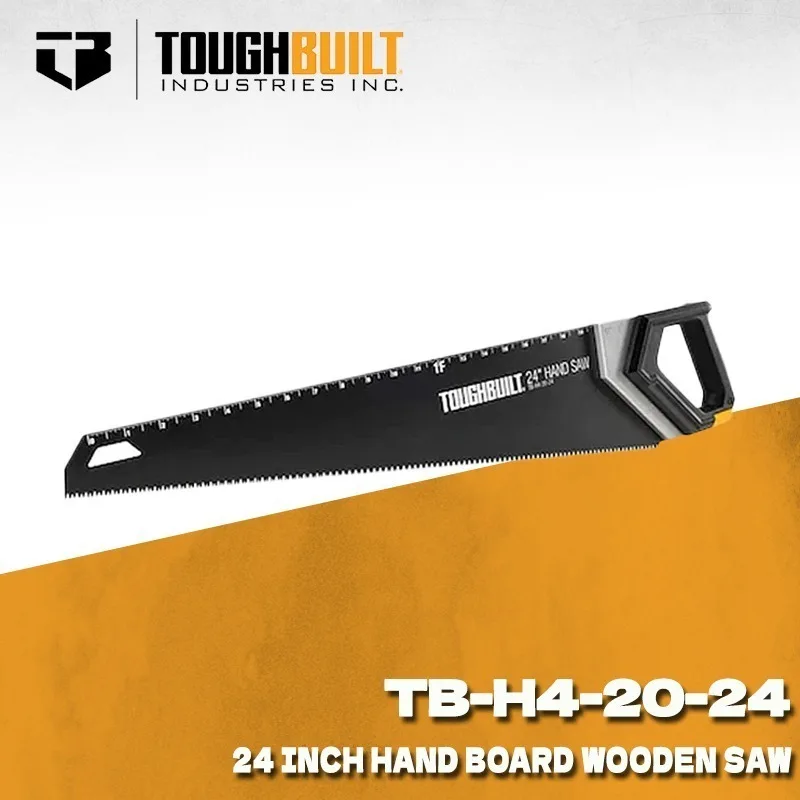 Пила ручная TOUGHBUILT TB-H4-20-24, 24 дюйма (600 мм), из высокоуглеродистой стали с полимерным покрытием, острая, для резки дерева, профессиональный ручной инструмент
Пила ручная TOUGHBUILT TB-H4-20-24, 24 дюйма (600 мм), из высокоуглеродистой стали с полимерным покрытием, острая, для резки дерева, профессиональный ручной инструмент