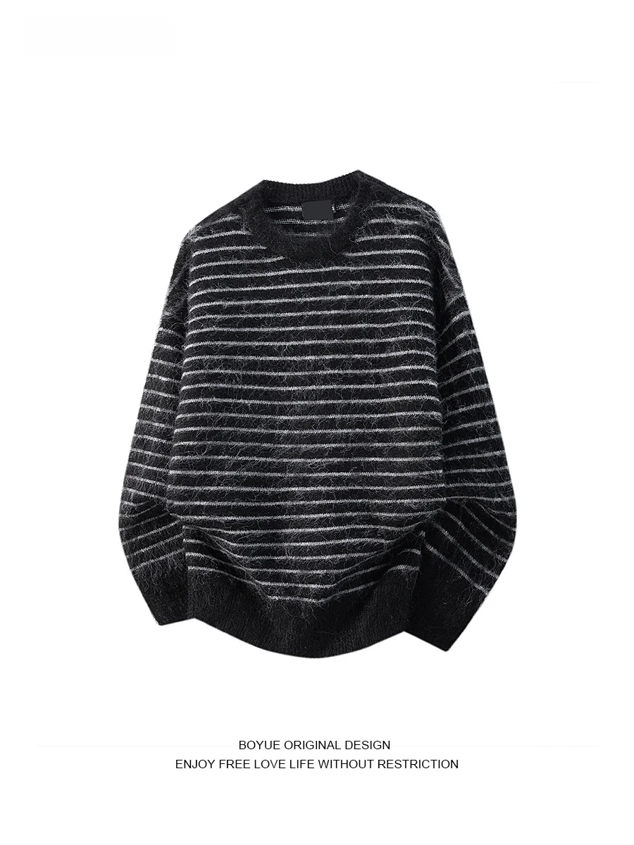 Soft Boyue Mink Velvet Striped Sweater for Teens And Young Adults Casual Versatile Knittedwear for Men And Women
Soft Boyue Mink Velvet Striped Sweater for Teens And Young Adults Casual Versatile Knittedwear for Men And Women