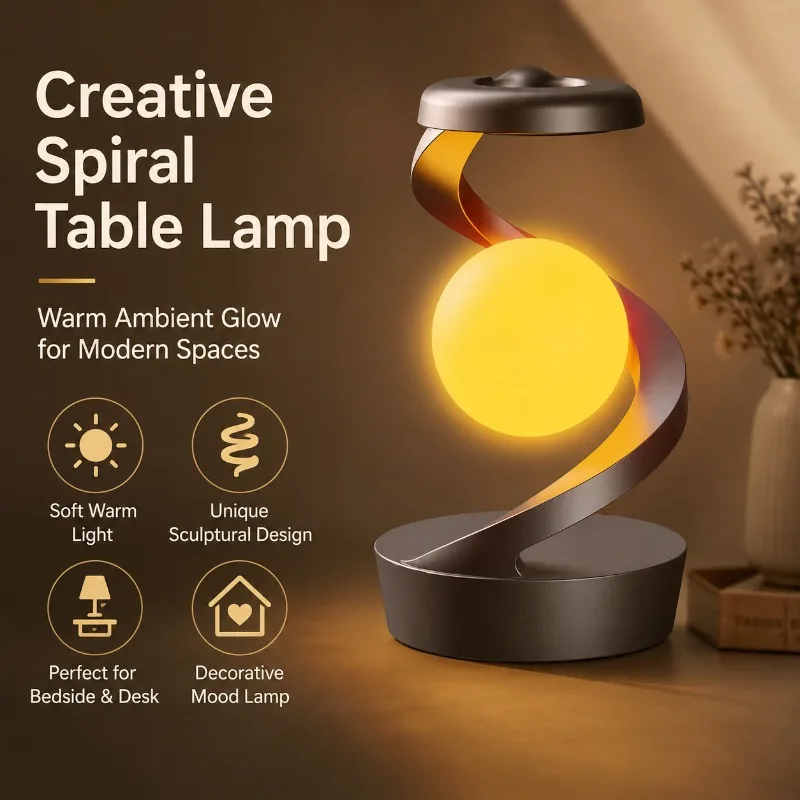 Colorful Atmosphere Creative Wireless Charging Night Light Magnetic Levitation Bedroom Desktop Visual Bedside Table Light
Colorful Atmosphere Creative Wireless Charging Night Light Magnetic Levitation Bedroom Desktop Visual Bedside Table Light