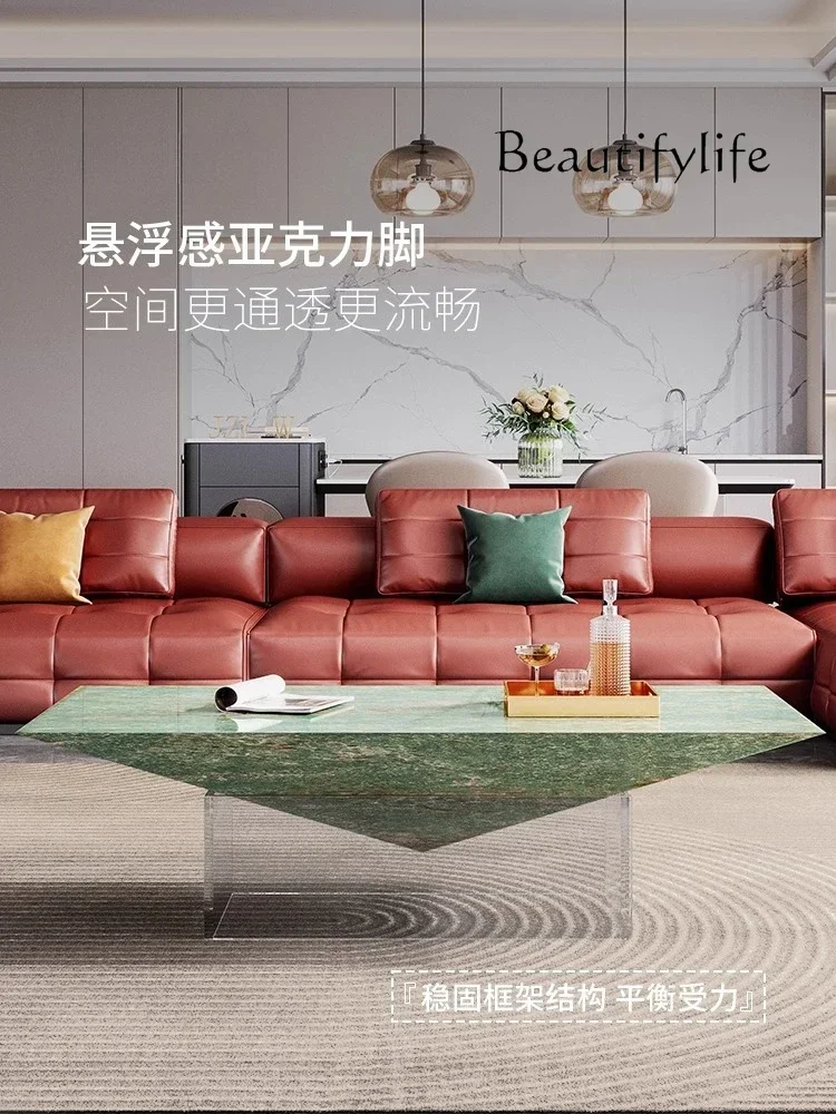 N19 High-end coffee table household living room acrylic suspension design creative minimalist luxury stone art coffee table
N19 High-end coffee table household living room acrylic suspension design creative minimalist luxury stone art coffee table