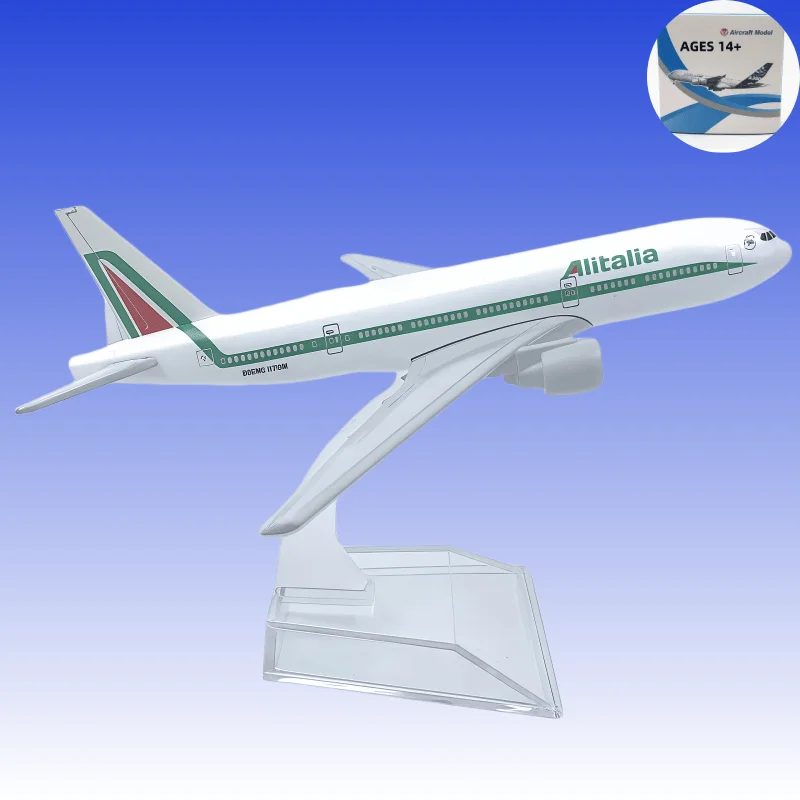 16cm B777 Italia 1:400 scale metal replica airline Boeing 777 Airbus airplane model toys aviation decoration model
16cm B777 Italia 1:400 scale metal replica airline Boeing 777 Airbus airplane model toys aviation decoration model