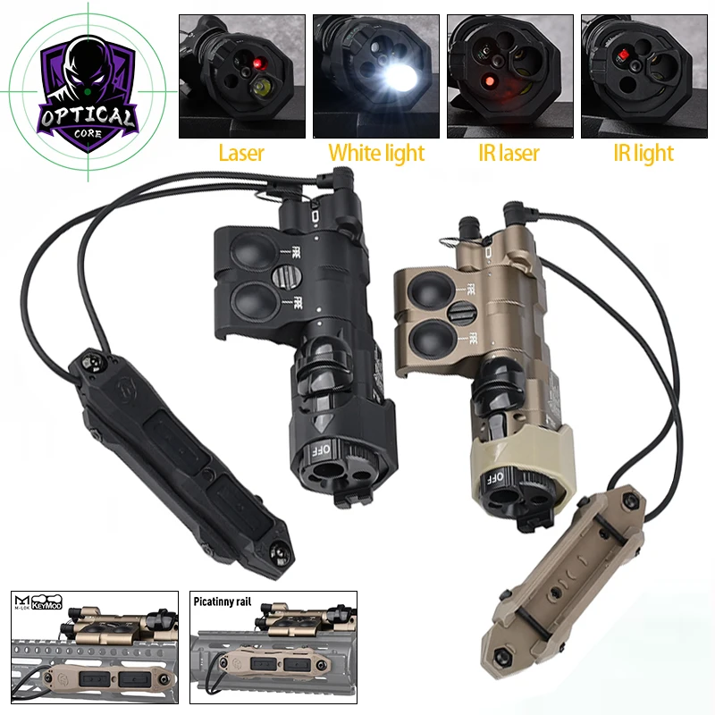 All Metal MAWL C1+ Laser Pointer Red Dot Sight IR Laser IR Light MAWL Infrared-aimed Laser & 2.5MM+2.5MM Plug Dual Remote Switch
All Metal MAWL C1+ Laser Pointer Red Dot Sight IR Laser IR Light MAWL Infrared-aimed Laser & 2.5MM+2.5MM Plug Dual Remote Switch