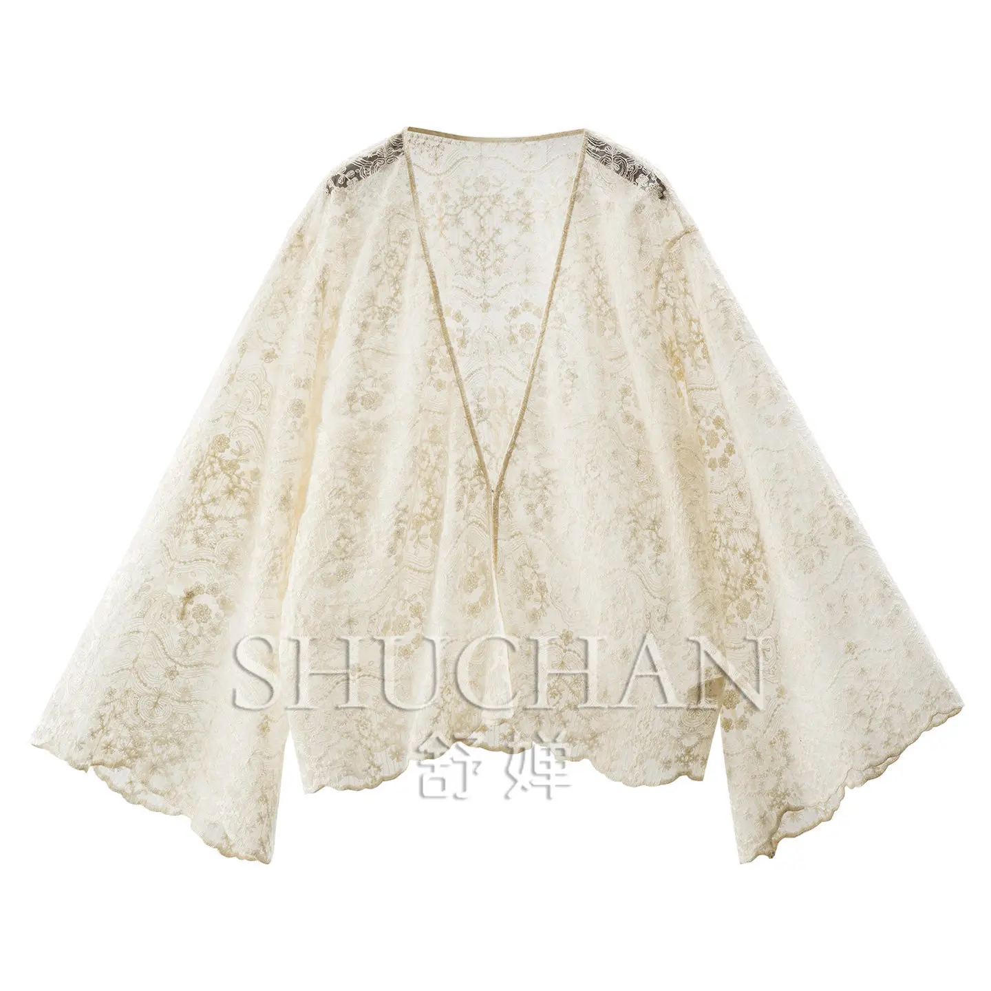 French court style heavy industry million-needle embroidered V-neck cardigan thin shawl jacket women 09X9
French court style heavy industry million-needle embroidered V-neck cardigan thin shawl jacket women 09X9