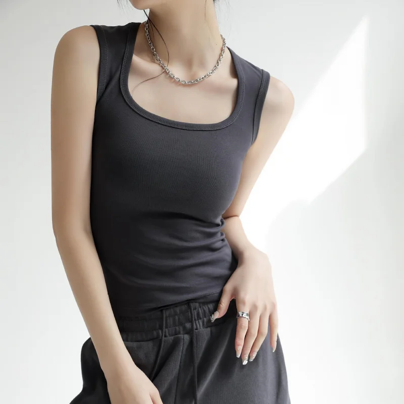 Cotton Tank Top Women Sleeveless Camisole Plus Size Y2K Streetwear Casual Slim Fit Solid Color Basic Daily Lounge Wear Crop Tops
Cotton Tank Top Women Sleeveless Camisole Plus Size Y2K Streetwear Casual Slim Fit Solid Color Basic Daily Lounge Wear Crop Tops