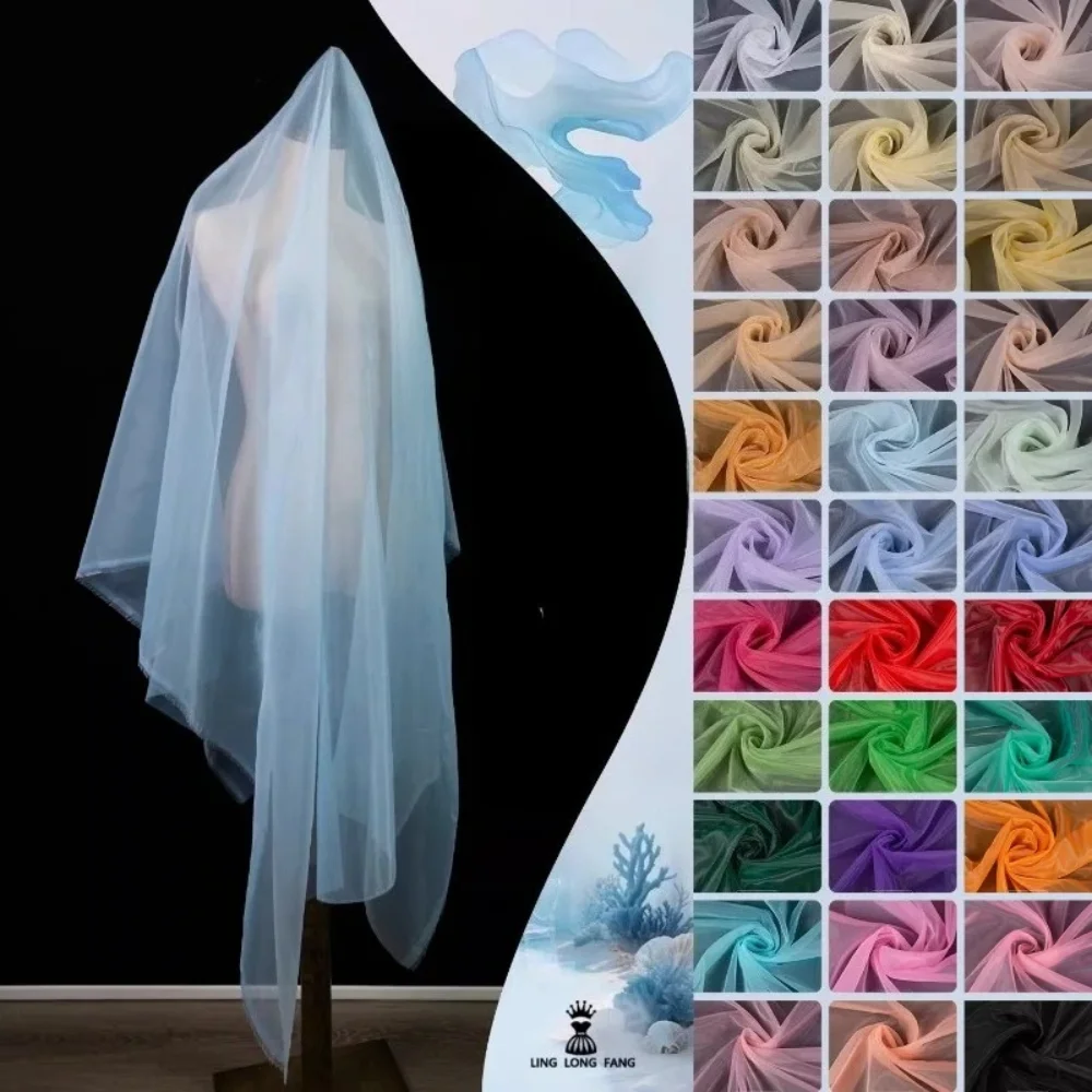 High Density Matte Organza Fabric for Lightweight Stage Wear Scene Decoration Designer Fabrics By The Meter Diy Sewing Cloth
High Density Matte Organza Fabric for Lightweight Stage Wear Scene Decoration Designer Fabrics By The Meter Diy Sewing Cloth