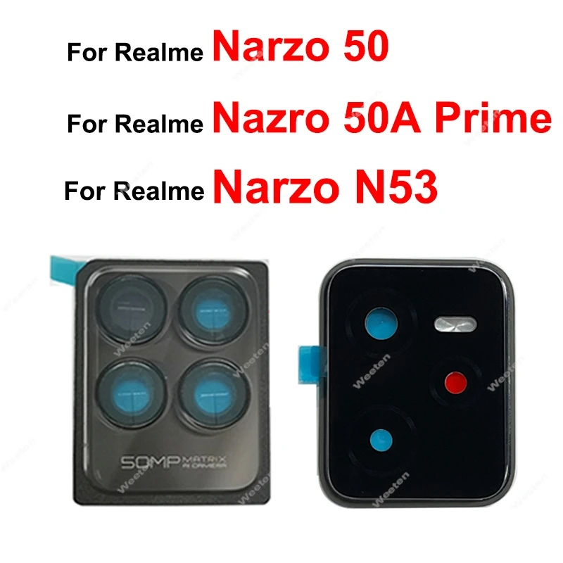 Rear Lens Cover For Realme Narzo 50 N53 50A Prime 4G 5G Back Camera Lens Glass with Frame Holder Replacement
Rear Lens Cover For Realme Narzo 50 N53 50A Prime 4G 5G Back Camera Lens Glass with Frame Holder Replacement