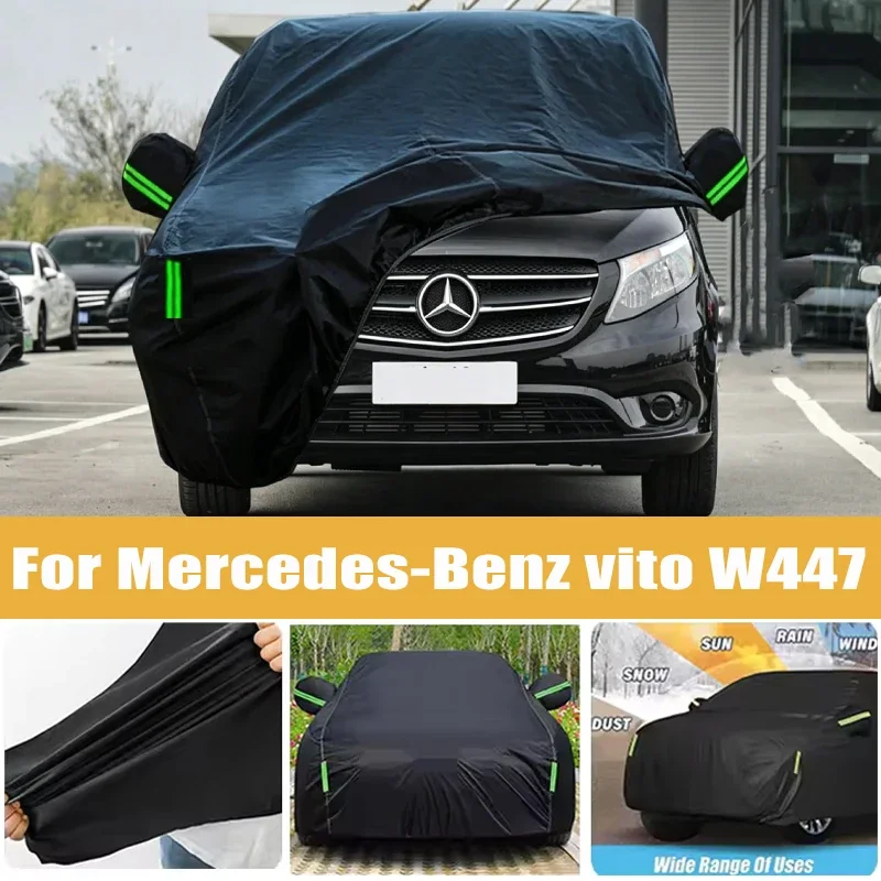 For Mercedes-Benz Vito W447 Full Car Cover Four Seasons Outdoor Sun Anti UV Rain Snow Dust Protection Oxford Cloth Accessories
For Mercedes-Benz Vito W447 Full Car Cover Four Seasons Outdoor Sun Anti UV Rain Snow Dust Protection Oxford Cloth Accessories