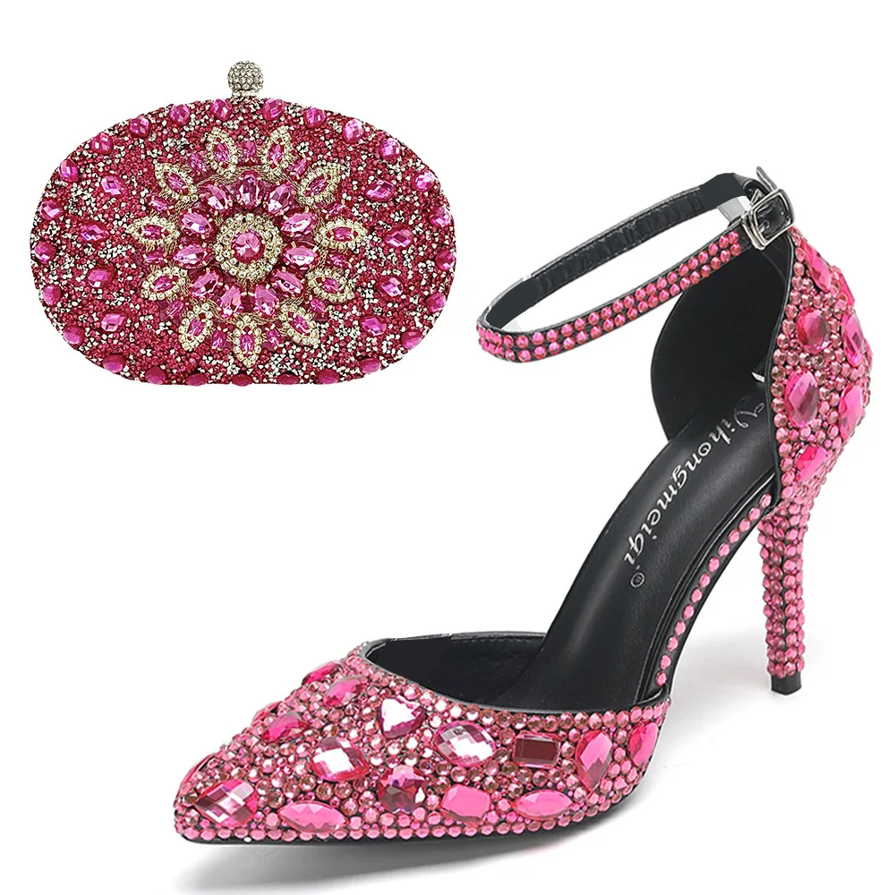 2025 Women's New 12 Color Thin Heel Combination Banquet Pointed Low Top Solid Color Wedding Diamond High Heels
2025 Women's New 12 Color Thin Heel Combination Banquet Pointed Low Top Solid Color Wedding Diamond High Heels