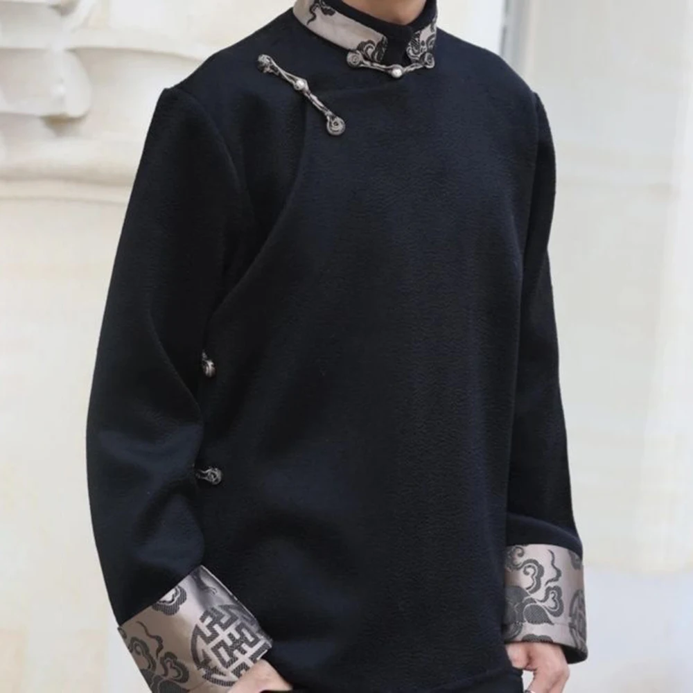 Men's Jacket Chinese Style Retro Traditional Tibetan Jacket With Pattern Printing Simple And Fashionable 2025 New Men's Clothing
Men's Jacket Chinese Style Retro Traditional Tibetan Jacket With Pattern Printing Simple And Fashionable 2025 New Men's Clothing