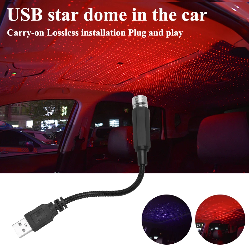 Car Interior USB 5V LED Starry Sky Night Light Decorative Projector Roof Room Colorful Galaxy Lamps Ceiling Decor Plug and Play
Car Interior USB 5V LED Starry Sky Night Light Decorative Projector Roof Room Colorful Galaxy Lamps Ceiling Decor Plug and Play