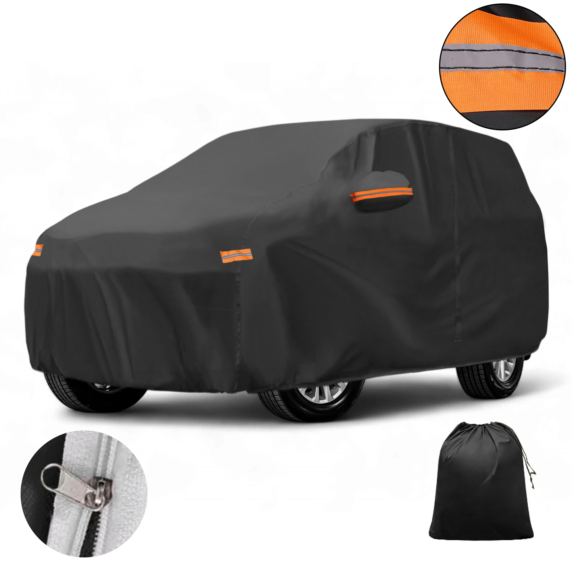 Motoforti Car Cover Outdoor Waterproof Sun Rain Hail Protection with Left Side Door Zipper 210D-PU for Toyota Land Cruiser
Motoforti Car Cover Outdoor Waterproof Sun Rain Hail Protection with Left Side Door Zipper 210D-PU for Toyota Land Cruiser