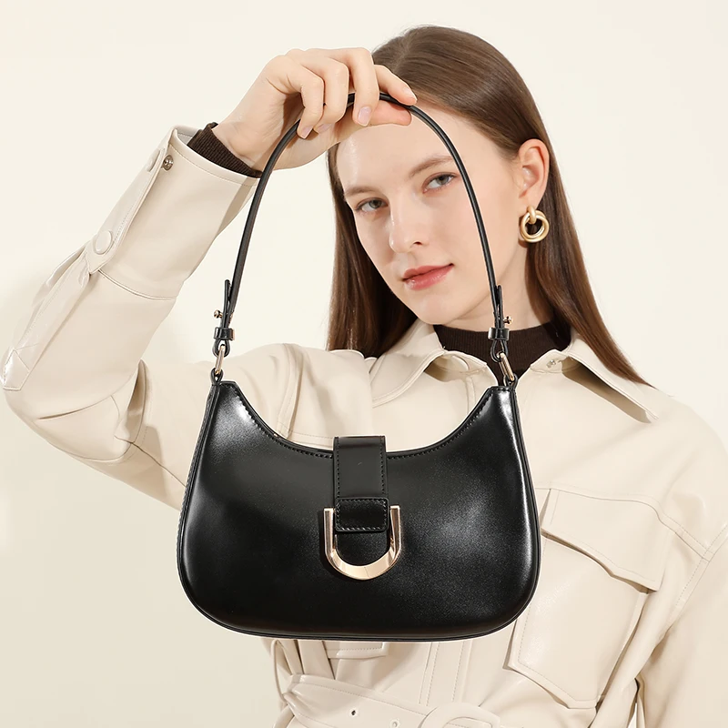 Luxury Designer Women's Bag High Quality Cowhide Women Shoulder Bag Fashion Half Moon Crossbody Bags Split Leather Handbags
Luxury Designer Women's Bag High Quality Cowhide Women Shoulder Bag Fashion Half Moon Crossbody Bags Split Leather Handbags
