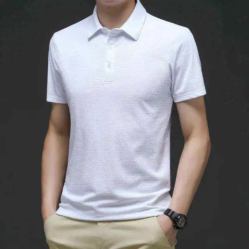 New Summer Dad Middle-aged Men's ort Sve T-irt Stand Fit Pure Cotton Busin Gentleman Sle Daily Wear Warmth-ins...
New Summer Dad Middle-aged Men's ort Sve T-irt Stand Fit Pure Cotton Busin Gentleman Sle Daily Wear Warmth-ins...