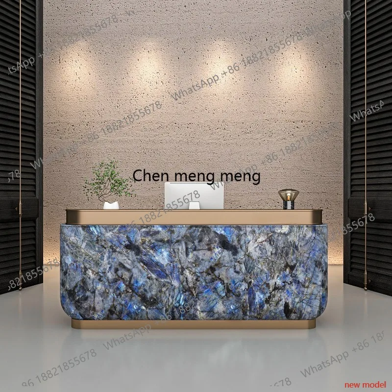 Company hotel reception desk beauty salon light luxury shop counter Italian aesthetics mostrador para tienda office furniture A
Company hotel reception desk beauty salon light luxury shop counter Italian aesthetics mostrador para tienda office furniture A