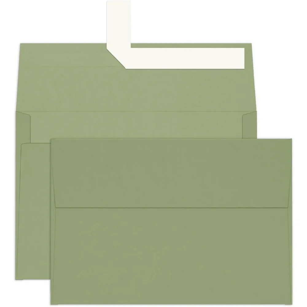 100 Pack A4 Sage Green Envelopes 4x6, 4.25 x 6.25 Printable Greeting Card Envelopes Self Seal for 4x6 Cards, Photos, Invitations, Weddings, Graduation, Baby Shower, 120 GSM
100 Pack A4 Sage Green Envelopes 4x6, 4.25 x 6.25 Printable Greeting Card Envelopes Self Seal for 4x6 Cards, Photos, Invitations, Weddings, Graduation, Baby Shower, 120 GSM