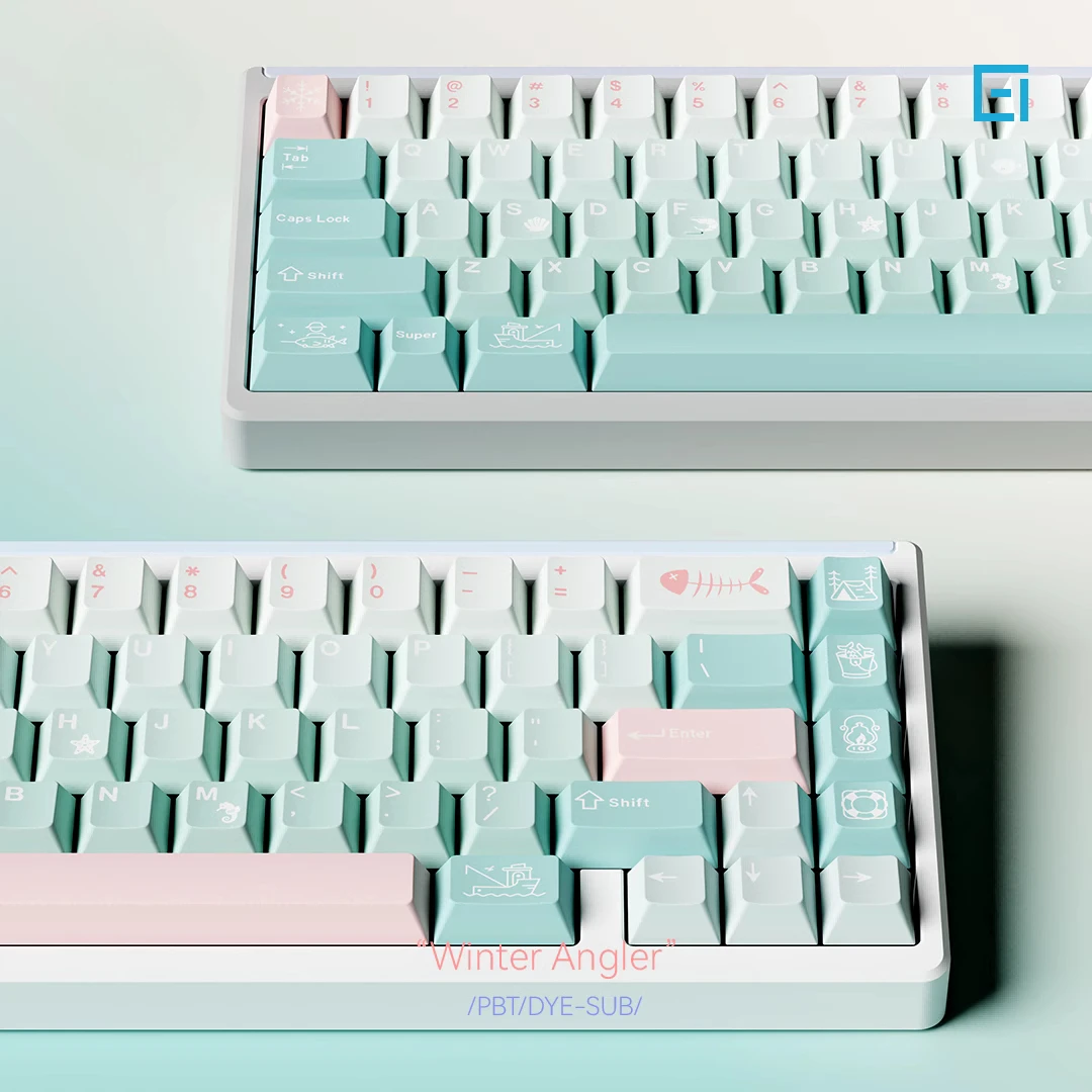 Winter Fisher, Sublimation PBT Original Factory Height Replaceable Keycap Mechanical Keyboard
Winter Fisher, Sublimation PBT Original Factory Height Replaceable Keycap Mechanical Keyboard