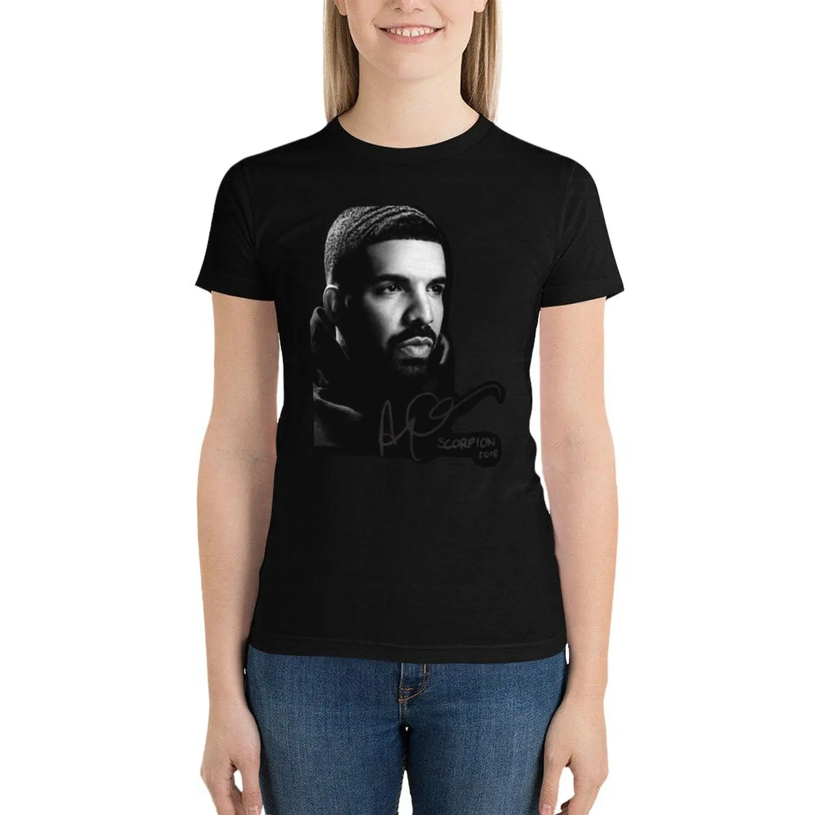 Drake Scorpion T-Shirt Female clothing summer tops shirts graphic tees anime clothes white t-shirt dress for Women sexy
Drake Scorpion T-Shirt Female clothing summer tops shirts graphic tees anime clothes white t-shirt dress for Women sexy