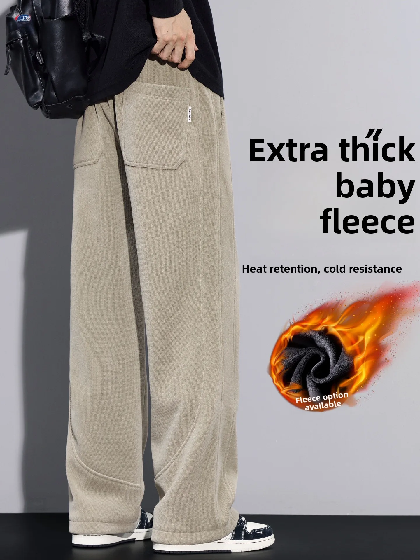 Вельветовые мужские повседневные брюки на подкладке, свободные прямые брюки, зимние спортивные широкие длинные брюки, модные молодежные брюки...
Вельветовые мужские повседневные брюки на подкладке, свободные прямые брюки, зимние спортивные широкие длинные брюки, модные молодежные брюки...