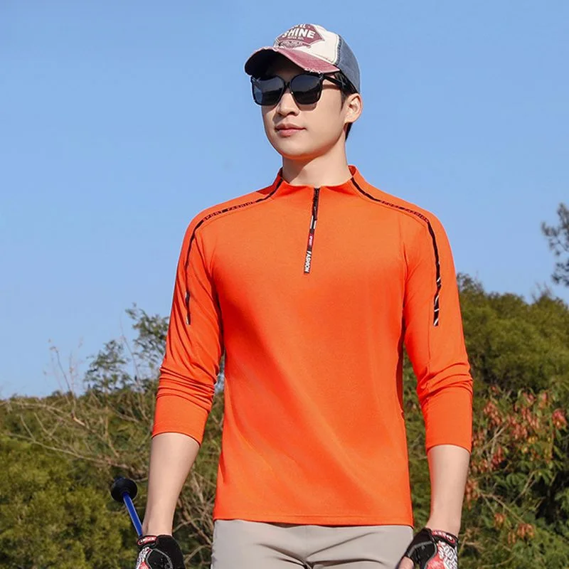 Sports Quick Drying Long Sleeved Men's 2026 Autumn Summer Warm Running T-shirt with Half Zipper Top for Outdoor Cycling
Sports Quick Drying Long Sleeved Men's 2026 Autumn Summer Warm Running T-shirt with Half Zipper Top for Outdoor Cycling