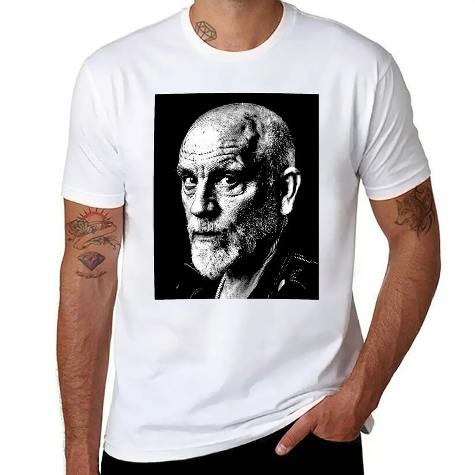 Black & White Portrait Of John Malkovich T-Shirt t shirt for man 100 percent cotton cotton t shirts high quality T-Shirt
Black & White Portrait Of John Malkovich T-Shirt t shirt for man 100 percent cotton cotton t shirts high quality T-Shirt