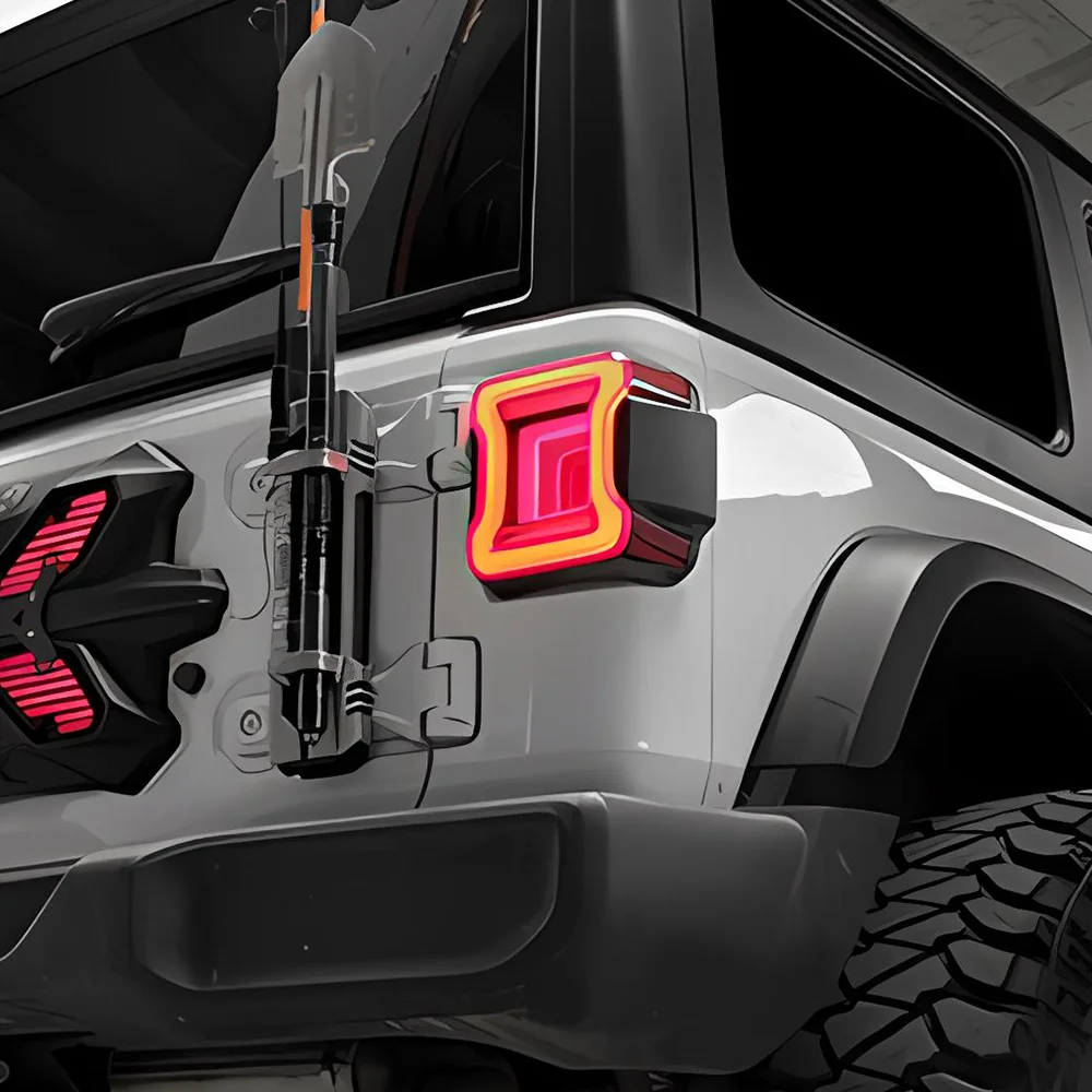 Автомобильные задние фонари в сборе для Jeep Wrangler 2007-2017-2018-2024, автоматический задний фонарь, обновленный туннельный стиль, аксессуары Plug and Play
Автомобильные задние фонари в сборе для Jeep Wrangler 2007-2017-2018-2024, автоматический задний фонарь, обновленный туннельный стиль, аксессуары Plug and Play