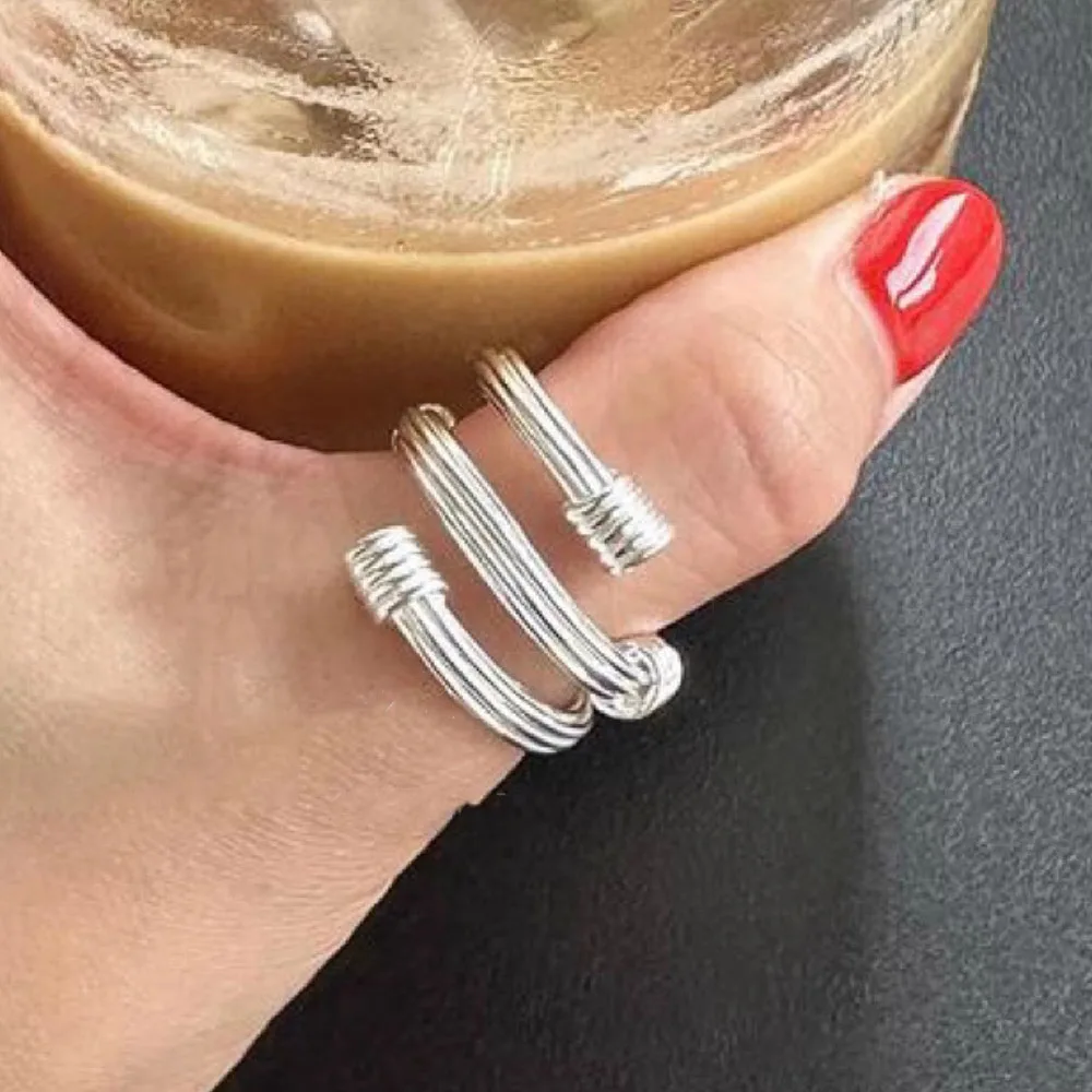 925 Sterling Silver Rings For Women Geometric Fine Jewelry Finger Adjustable Simple Cross Ring For Party Birthday Gift
925 Sterling Silver Rings For Women Geometric Fine Jewelry Finger Adjustable Simple Cross Ring For Party Birthday Gift