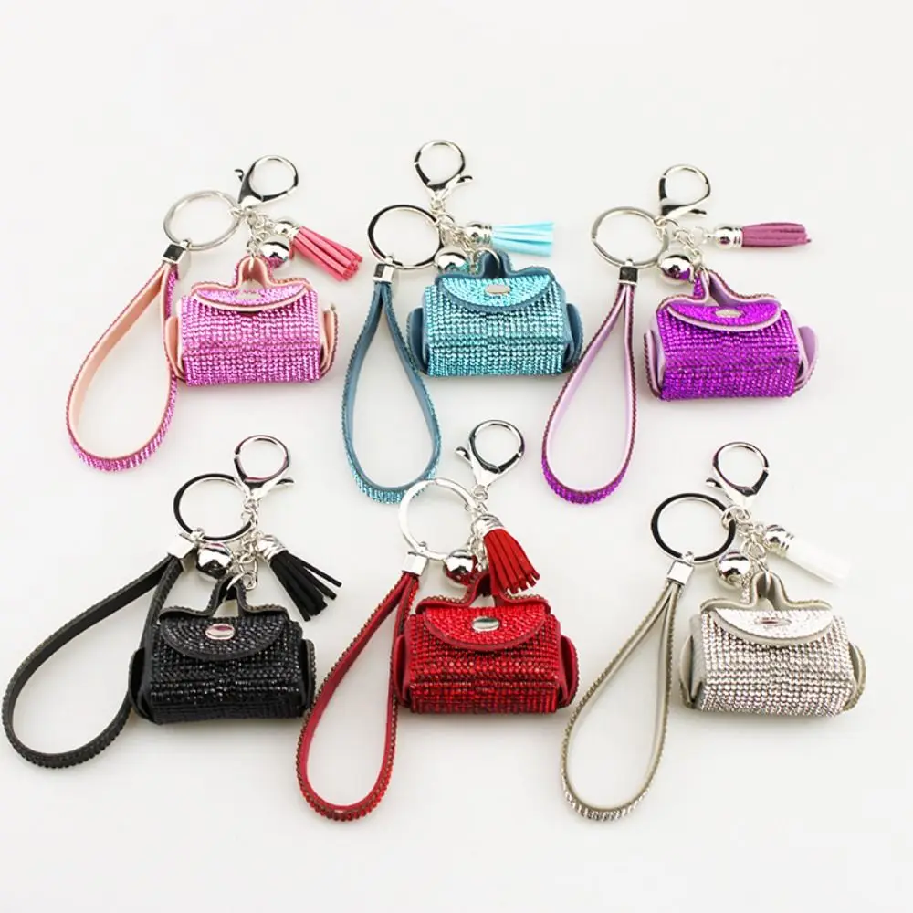 Portable Rhinestone Coin Purse Soft Mini Keychain Pendant Cute Leather Headphone Bag
Portable Rhinestone Coin Purse Soft Mini Keychain Pendant Cute Leather Headphone Bag