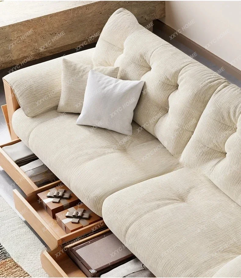 Living room log cream wind fabric sofa small apartment storage new Chinese styleH
Living room log cream wind fabric sofa small apartment storage new Chinese styleH
