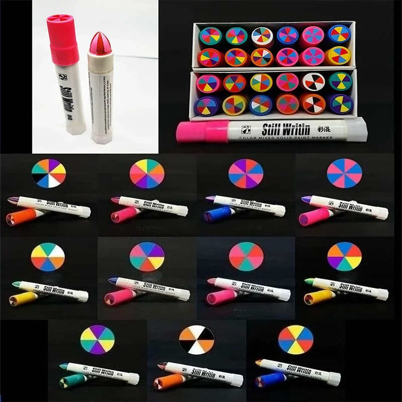 5MM Solid Paint Pen Mixed Rainbow Color Graffiti Marker for DIY Signature Drawing Art Supplies
5MM Solid Paint Pen Mixed Rainbow Color Graffiti Marker for DIY Signature Drawing Art Supplies