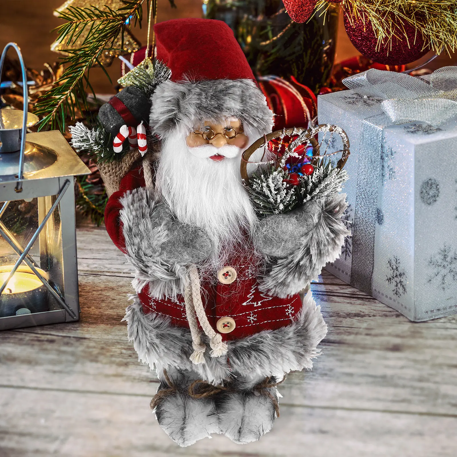 Christmas Santa Claus Statue Creative Holiday Decor for Home Office Table Xmas Party Supply Charming Xmas Desktop Decoration
Christmas Santa Claus Statue Creative Holiday Decor for Home Office Table Xmas Party Supply Charming Xmas Desktop Decoration