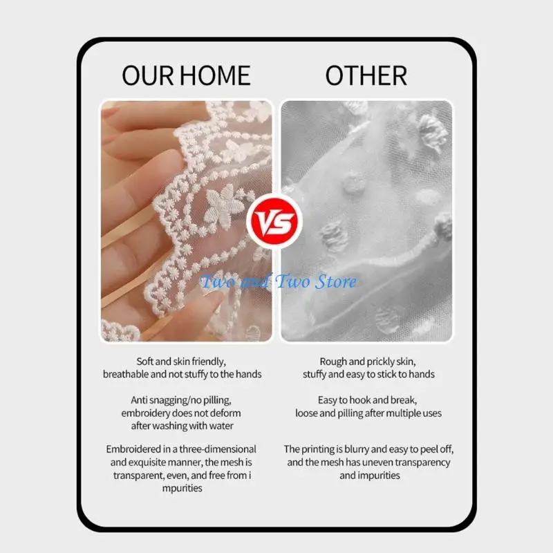 HX6F Elegant Lace Wrist Cuffs Lace Design Nails Photography Props Soft Fabric Comfortable Elastic Edges
HX6F Elegant Lace Wrist Cuffs Lace Design Nails Photography Props Soft Fabric Comfortable Elastic Edges
