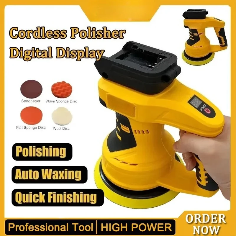 Автомобильный полировщик, 8 передач, регулируемый автоматический электрический восковой шлифовальный инструмент для уплотнения глазури, перезаряжаемый полировщик для батареи Dewalt 20 В
Автомобильный полировщик, 8 передач, регулируемый автоматический электрический восковой шлифовальный инструмент для уплотнения глазури, перезаряжаемый полировщик для батареи Dewalt 20 В
