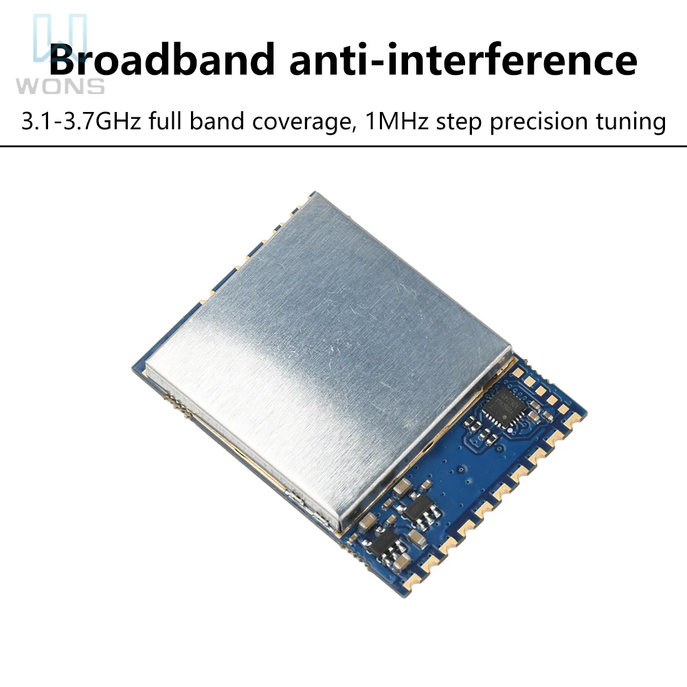 RF Receiver Module 3.3GHz Video Receiver Module 3301Rx 3.1-3.7G Bandwidth FPV Analog Wireless Free Edit Channel SPI Mode
RF Receiver Module 3.3GHz Video Receiver Module 3301Rx 3.1-3.7G Bandwidth FPV Analog Wireless Free Edit Channel SPI Mode