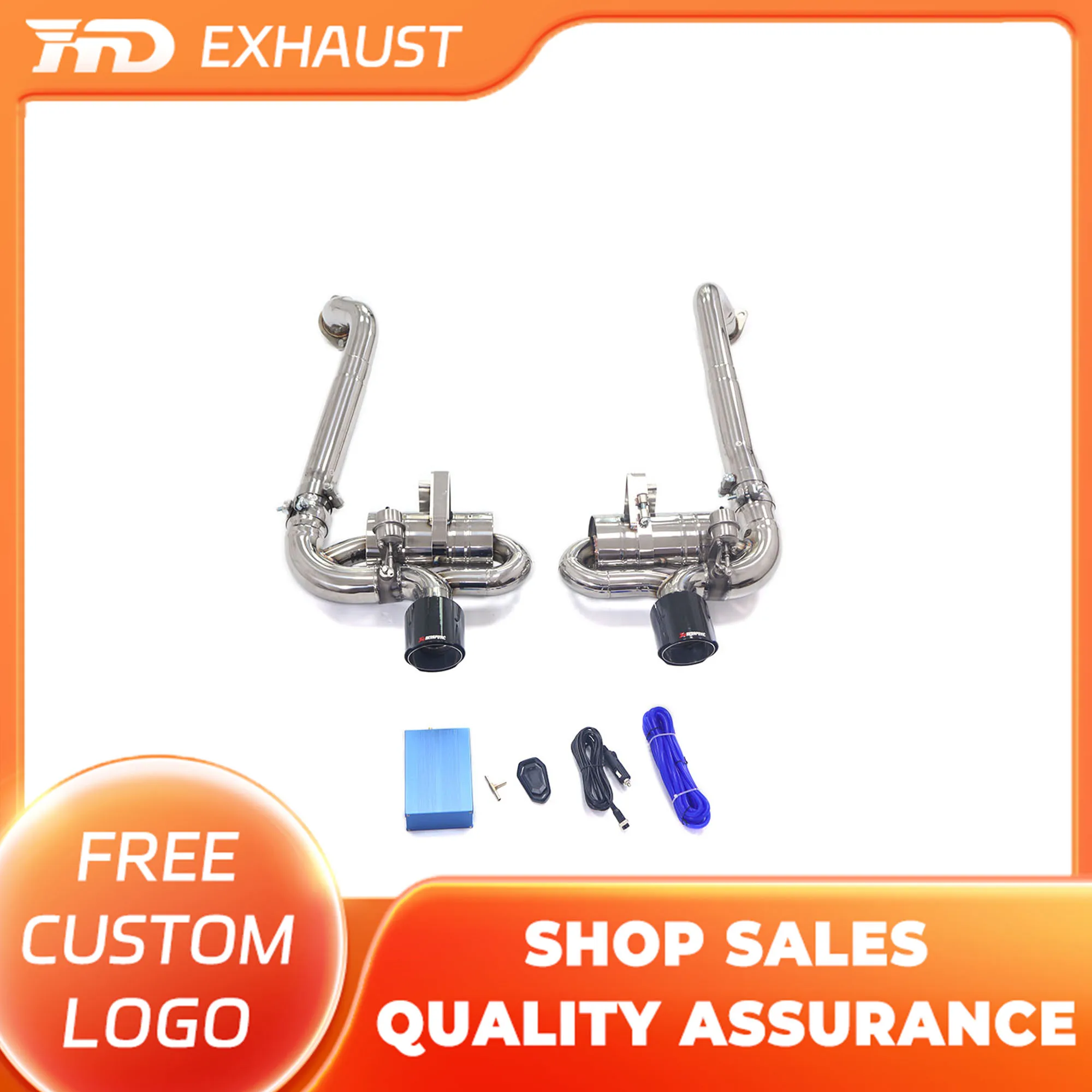 HMD Stainless Steel Exhaust System Performance Catback For Porsche 718 with GTS Muffler With Valves
HMD Stainless Steel Exhaust System Performance Catback For Porsche 718 with GTS Muffler With Valves