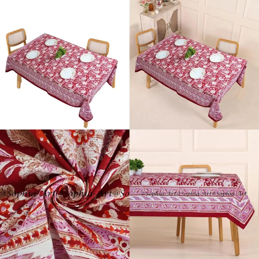 Скатерть хлопковая 60x90 см, 6 мест, для улицы, с ручной набивкой, моющаяся, для патио, кемпинга, отдыха, использования в помещении и на кухне (цветочный принт)
Скатерть хлопковая 60x90 см, 6 мест, для улицы, с ручной набивкой, моющаяся, для патио, кемпинга, отдыха, использования в помещении и на кухне (цветочный принт)