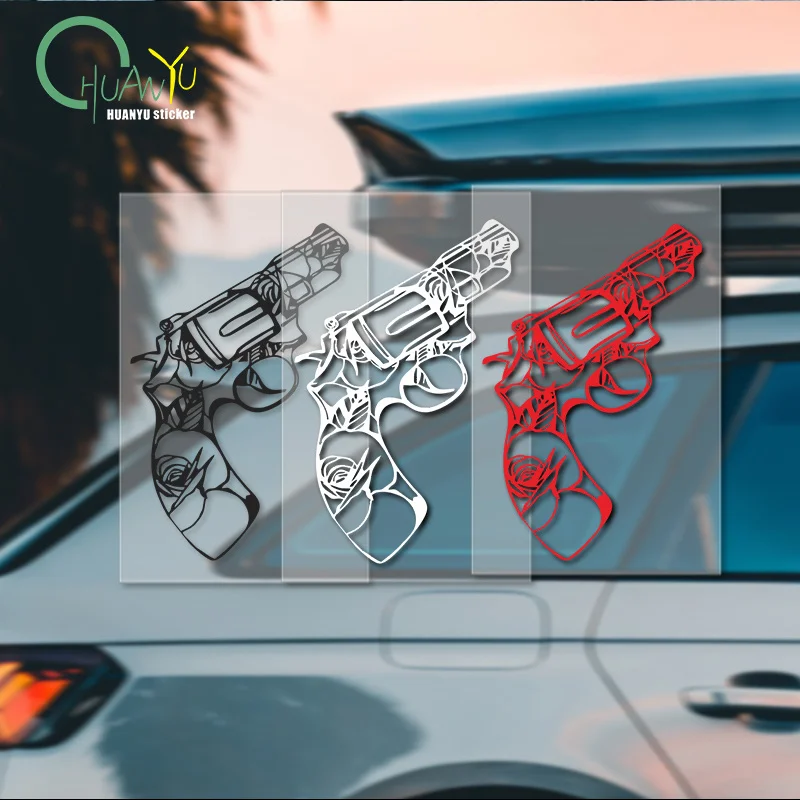 1pc Rose Revolver Car Sticker Waterproof Vinyl Decal Flower Revolver Design for Car Motorcycle Helmet Laptop Decor
1pc Rose Revolver Car Sticker Waterproof Vinyl Decal Flower Revolver Design for Car Motorcycle Helmet Laptop Decor