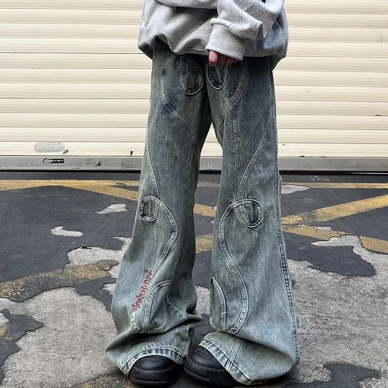 2025 Street Niche Embroidery Splicing Heavy Industry Retro and Old Micro Pulling Jeans Floor Pulling Wide Leg Pants
2025 Street Niche Embroidery Splicing Heavy Industry Retro and Old Micro Pulling Jeans Floor Pulling Wide Leg Pants