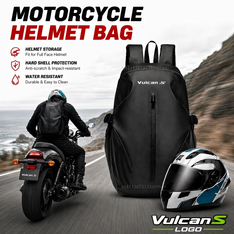 Knight Backpack Motorcycle Helmet Bag Travel Equipment Waterproof Large Capacity For Kawasaki VUICAN-S 650 2015-2018 Logo
Knight Backpack Motorcycle Helmet Bag Travel Equipment Waterproof Large Capacity For Kawasaki VUICAN-S 650 2015-2018 Logo