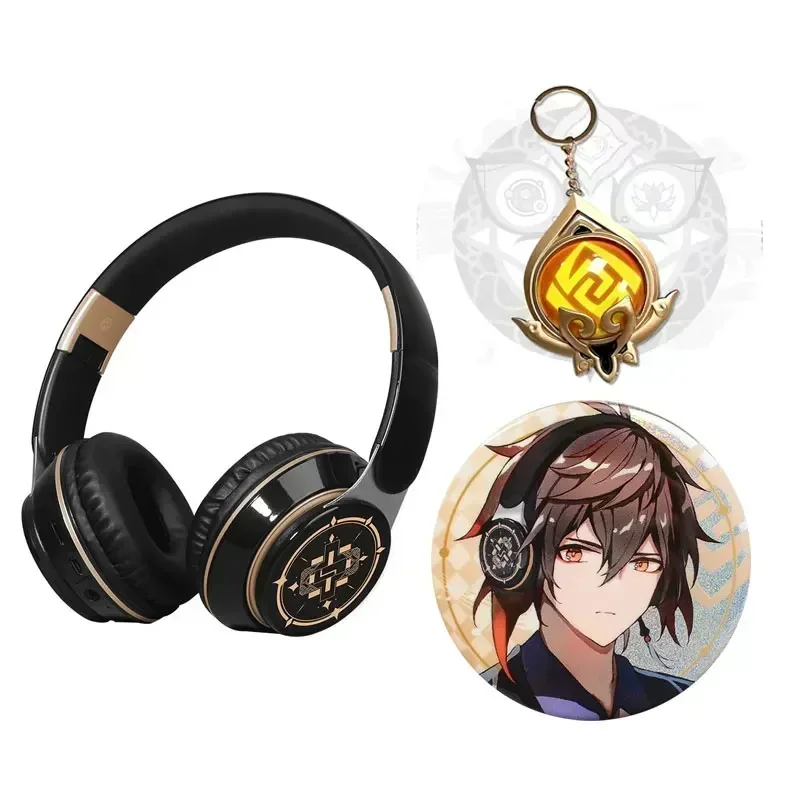 Genshin Impact Zhong Li Cosplay Props Portable Wireless Headphone Game Bluetooth Stereo Foldable Headset Adjustable Earphones
Genshin Impact Zhong Li Cosplay Props Portable Wireless Headphone Game Bluetooth Stereo Foldable Headset Adjustable Earphones