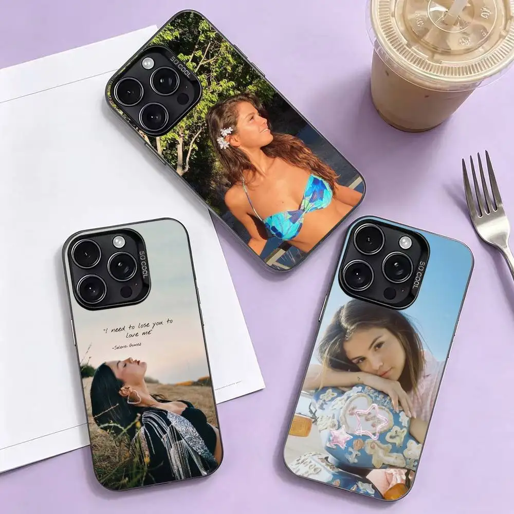 s-Selena G-Gomez Pop Star Phone Case For iPhone 17,16,15,14,13,12,11 Plus,Pro Max,XS,Colored Silver Plated Inside Cover
s-Selena G-Gomez Pop Star Phone Case For iPhone 17,16,15,14,13,12,11 Plus,Pro Max,XS,Colored Silver Plated Inside Cover