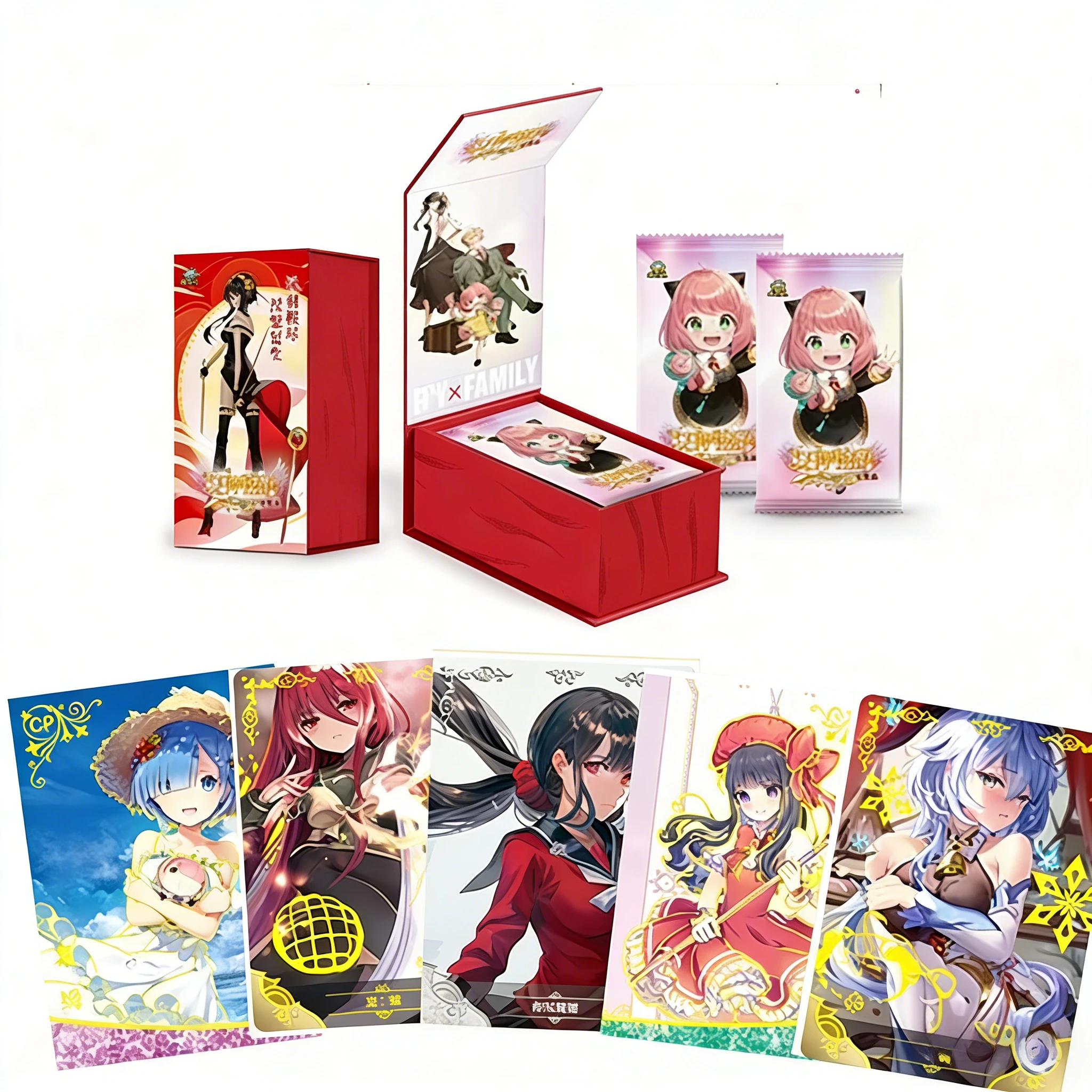Goddess Story Spy Family Anime Trading Cards Red Gift Box Set–Exclusive CP Rare Waifu Cards Ideal Gift for Anime Fans Hobbyists
Goddess Story Spy Family Anime Trading Cards Red Gift Box Set–Exclusive CP Rare Waifu Cards Ideal Gift for Anime Fans Hobbyists