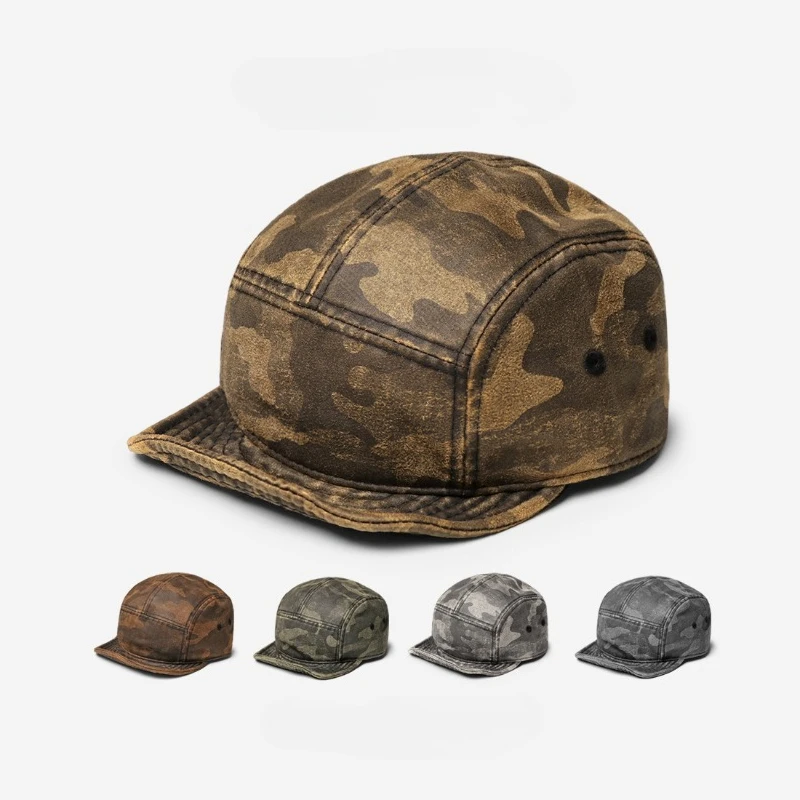 American Retro Frosted Camouflage Baseball Cap Men's and Women's Soft Top Short Brim Cap
American Retro Frosted Camouflage Baseball Cap Men's and Women's Soft Top Short Brim Cap