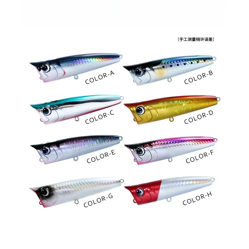 Swolfy 4pcs 30g 11cm Popper Lure Topwater Bait for Bass Pike Snakehead Saltwater Freshwater Hard Plastic Artificial Lure
Swolfy 4pcs 30g 11cm Popper Lure Topwater Bait for Bass Pike Snakehead Saltwater Freshwater Hard Plastic Artificial Lure